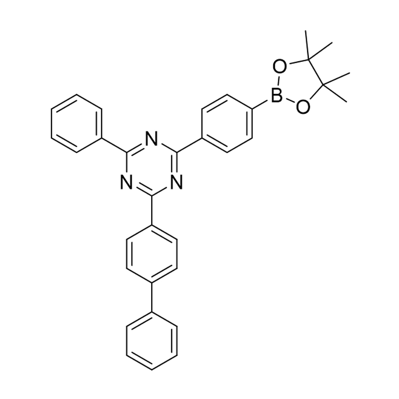 2-([1,1'-bifenil]-4-il)-4-fenil-6-(4-(4,4,5,5-tetrametil-1,3,2-dioxaborolan-2-il)fenilo )-1,3,5-triazina